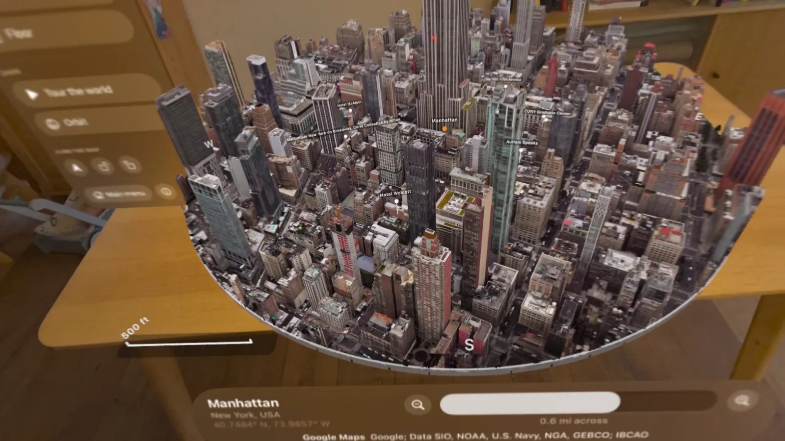 Midtown Manhattan in the round volume map